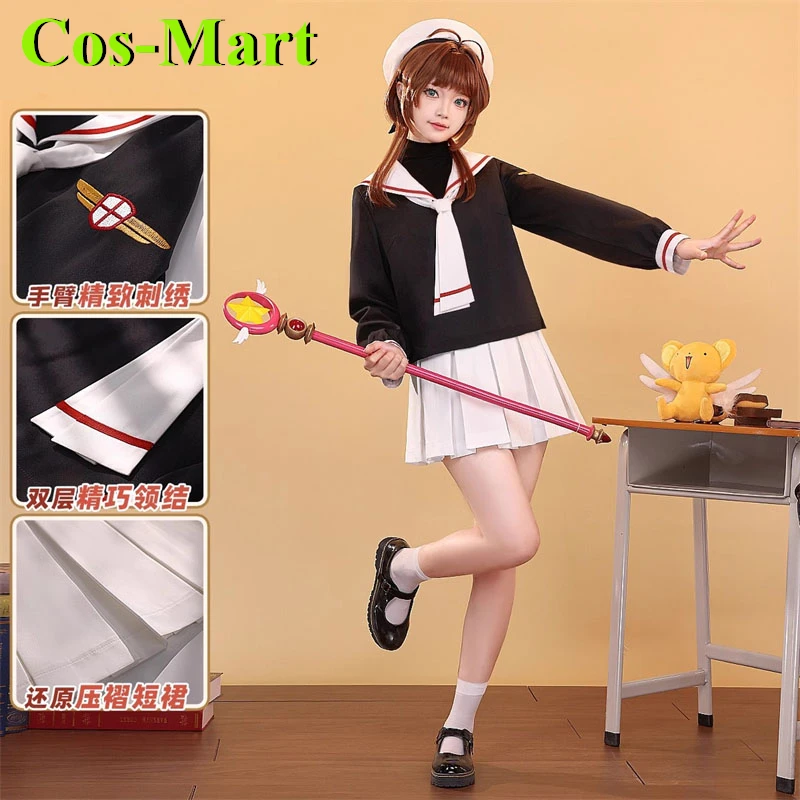 Cos-Mart Anime Cardcaptor Sakura Kinomoto Sakura Cosplay Costume JK Uniform Magic Card Skirt Party Role Play Clothing Women
Cos-Mart Anime Cardcaptor Sakura Kinomoto Sakura Cosplay Costume JK Uniform Magic Card Skirt Party Role Play Clothing Women