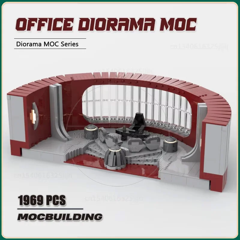 Movie Scense Office Moc Building Blocks Space Station Technology Bricks DIY Assembly Model Display Diorama Toys Gifts
Movie Scense Office Moc Building Blocks Space Station Technology Bricks DIY Assembly Model Display Diorama Toys Gifts