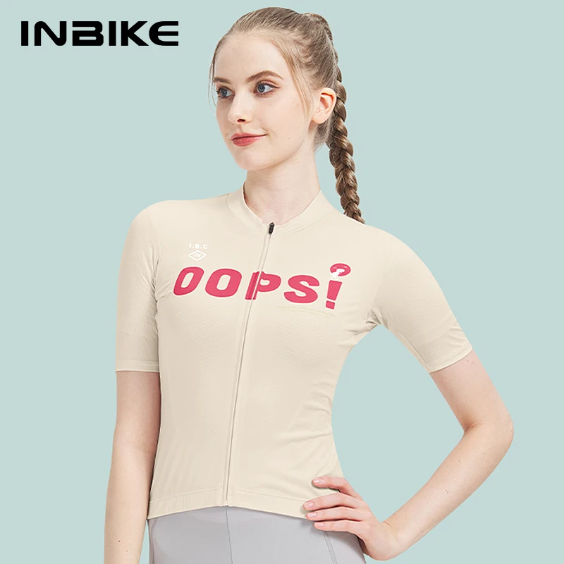INBIKE New Spring Summer Women's Short Sleeve Cycling Jersey Slim Fit Thin Breathable Road Bike Top with Reflective Logo Design
INBIKE New Spring Summer Women's Short Sleeve Cycling Jersey Slim Fit Thin Breathable Road Bike Top with Reflective Logo Design