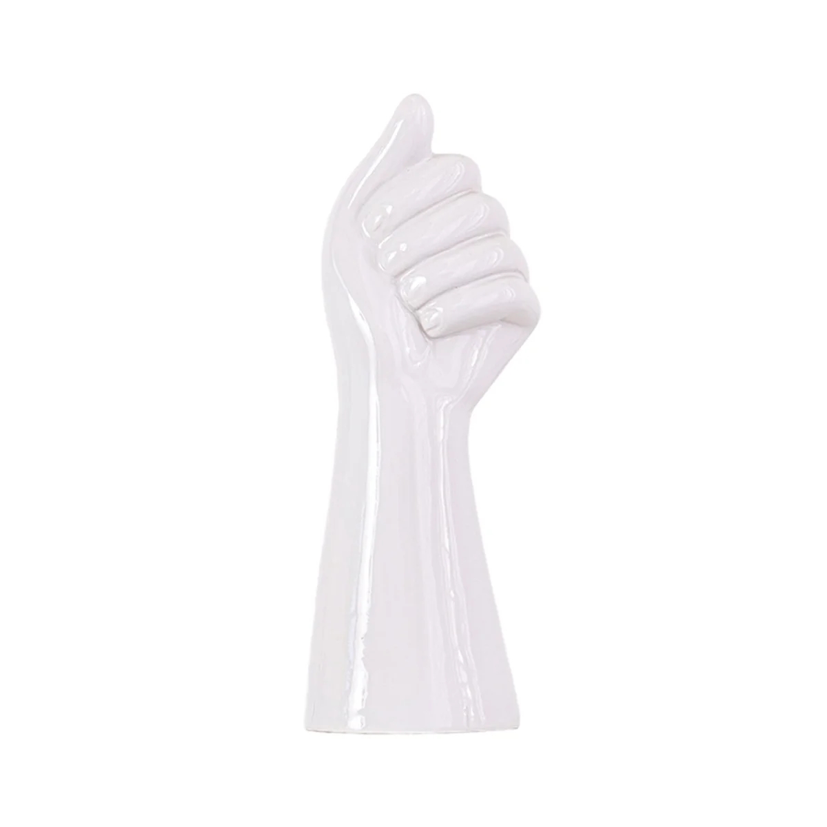 9Inch Modern Art Ceramic Flower Vase Hand Holding Plants Flower Container,Tabletop White Arm Vase for Home Office,White
9Inch Modern Art Ceramic Flower Vase Hand Holding Plants Flower Container,Tabletop White Arm Vase for Home Office,White
