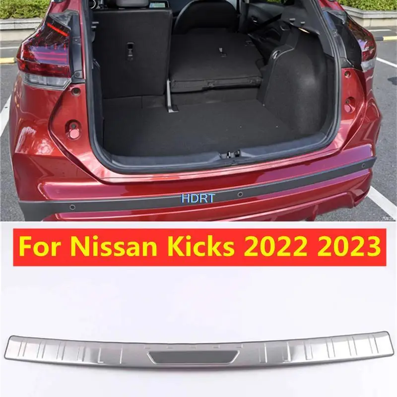Car styling Stainless Steel Rear guard Bumper Protector Decoration Accessorie Trunk Tread Plate Trim For Nissan Kicks 2022 2023
Car styling Stainless Steel Rear guard Bumper Protector Decoration Accessorie Trunk Tread Plate Trim For Nissan Kicks 2022 2023