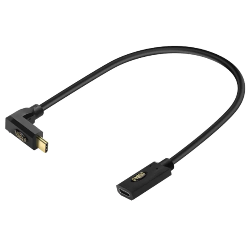 90 Degree USB C Cable USB 4.0 Male to Female Extension Cable 240W PD Fast Charging HD 8K@60Hz 40Gbps Data Transfer USB C Cable
90 Degree USB C Cable USB 4.0 Male to Female Extension Cable 240W PD Fast Charging HD 8K@60Hz 40Gbps Data Transfer USB C Cable