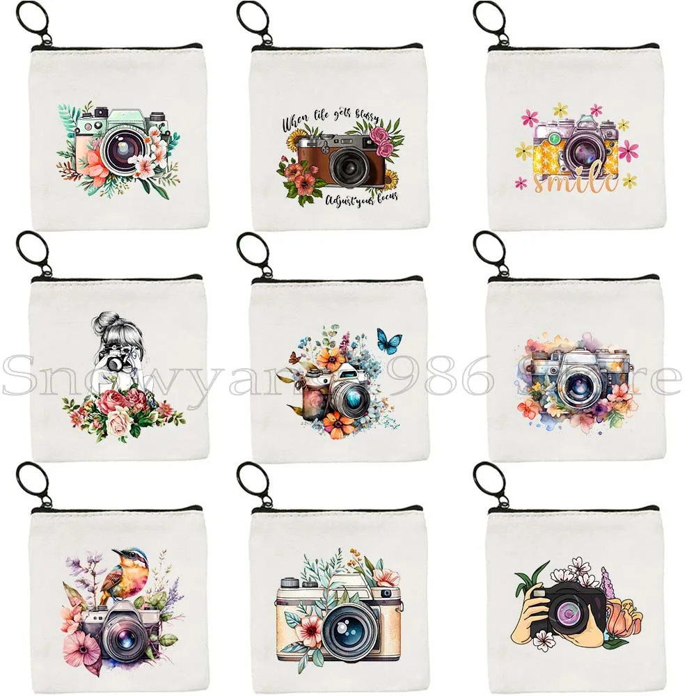 Fashion Floral Bird Camera Girl Butterfly Sunflower Lover Gifts Canvas Key Coin Purse Case Card Lipstick Bag Wallet Zipper Pouch
Fashion Floral Bird Camera Girl Butterfly Sunflower Lover Gifts Canvas Key Coin Purse Case Card Lipstick Bag Wallet Zipper Pouch