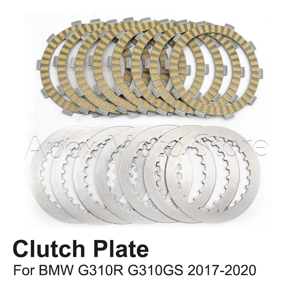 Motorcycle Clutch Plate Steel Plate Friction Disc Kit For BMW G310R G310GS G310 R G310 GS 2017 2018 2019 2020
Motorcycle Clutch Plate Steel Plate Friction Disc Kit For BMW G310R G310GS G310 R G310 GS 2017 2018 2019 2020