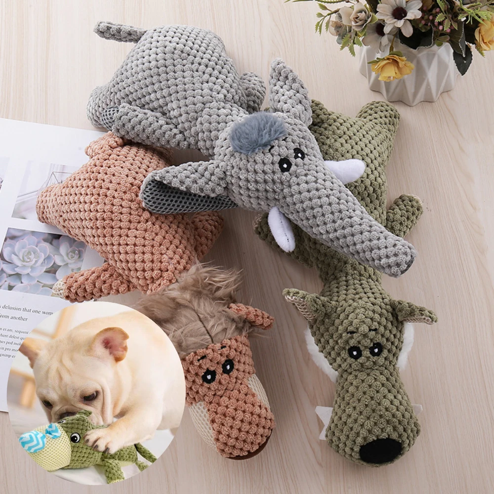 Pet Dog Toy Cute Plush Squeaky Stuffed Toys for Large Dogs Fleece Durable Chewing Cute Soft Molar Teeth Cleaning Dog Toys
Pet Dog Toy Cute Plush Squeaky Stuffed Toys for Large Dogs Fleece Durable Chewing Cute Soft Molar Teeth Cleaning Dog Toys