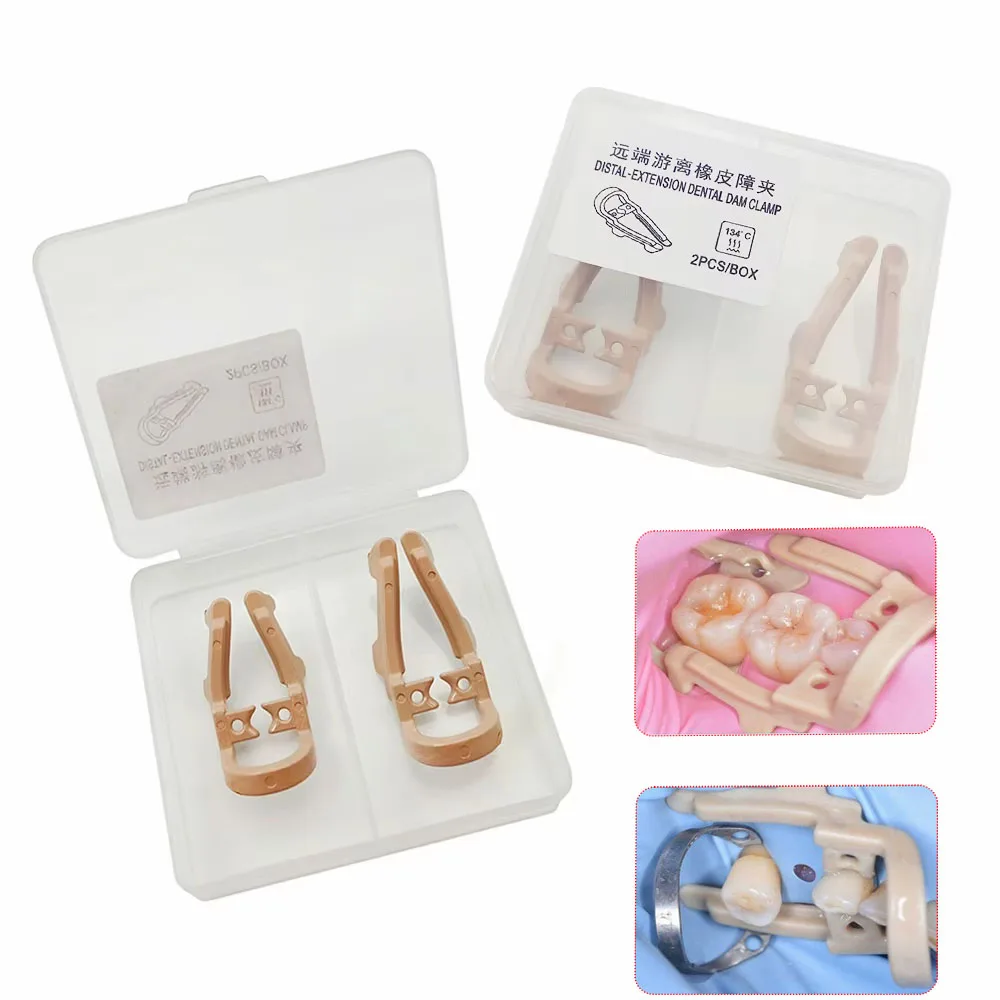 Autoclavable Dental Rubber Dam Clip: Distal - Extension, Long & Short Sizes for Teeth Repair - Essential Dental Tools
Autoclavable Dental Rubber Dam Clip: Distal - Extension, Long & Short Sizes for Teeth Repair - Essential Dental Tools
