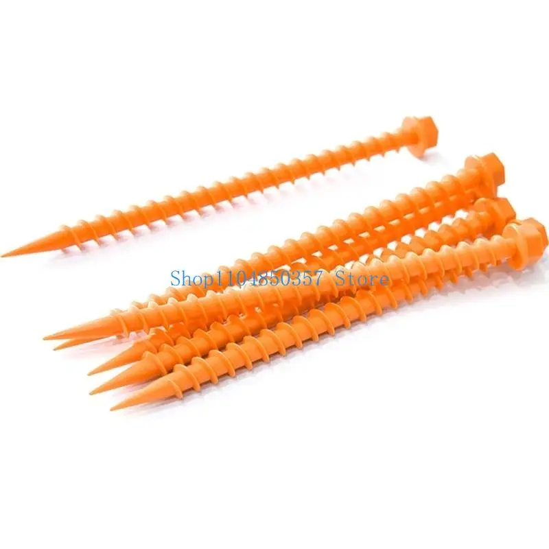 652F 10Pcs Tent Nails, Tent Stake Pegs Plastic Pegs Ground, Tent Hard Ground Pegs, Screw in Tent Pegs for Camping
652F 10Pcs Tent Nails, Tent Stake Pegs Plastic Pegs Ground, Tent Hard Ground Pegs, Screw in Tent Pegs for Camping