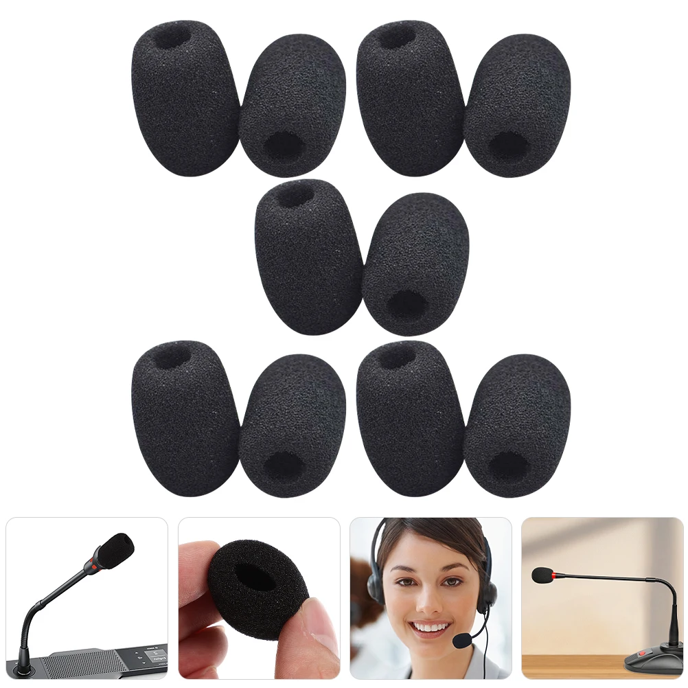 10pcs Microphone Windscreen Sponge Lapel Headset Muffler Mini Windscreens Blow Proof Bee Mic Shield Dust Cover Replacement
10pcs Microphone Windscreen Sponge Lapel Headset Muffler Mini Windscreens Blow Proof Bee Mic Shield Dust Cover Replacement