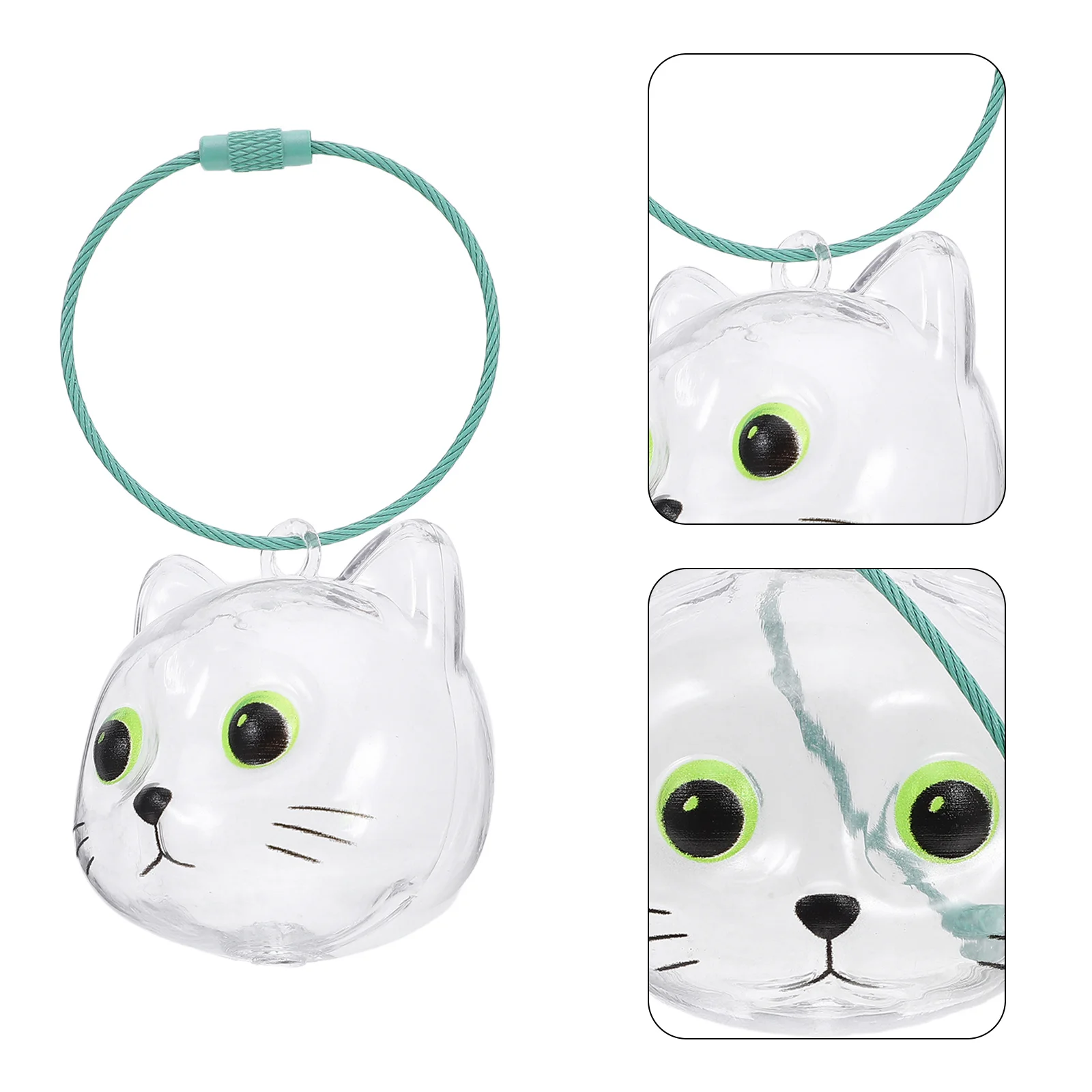 2Pcs Transparent Cat Hair Storage Box Keepsake Keyring with Tweezers Pet Memorial Case for Cat Dog Hair Commemorative Holder
2Pcs Transparent Cat Hair Storage Box Keepsake Keyring with Tweezers Pet Memorial Case for Cat Dog Hair Commemorative Holder