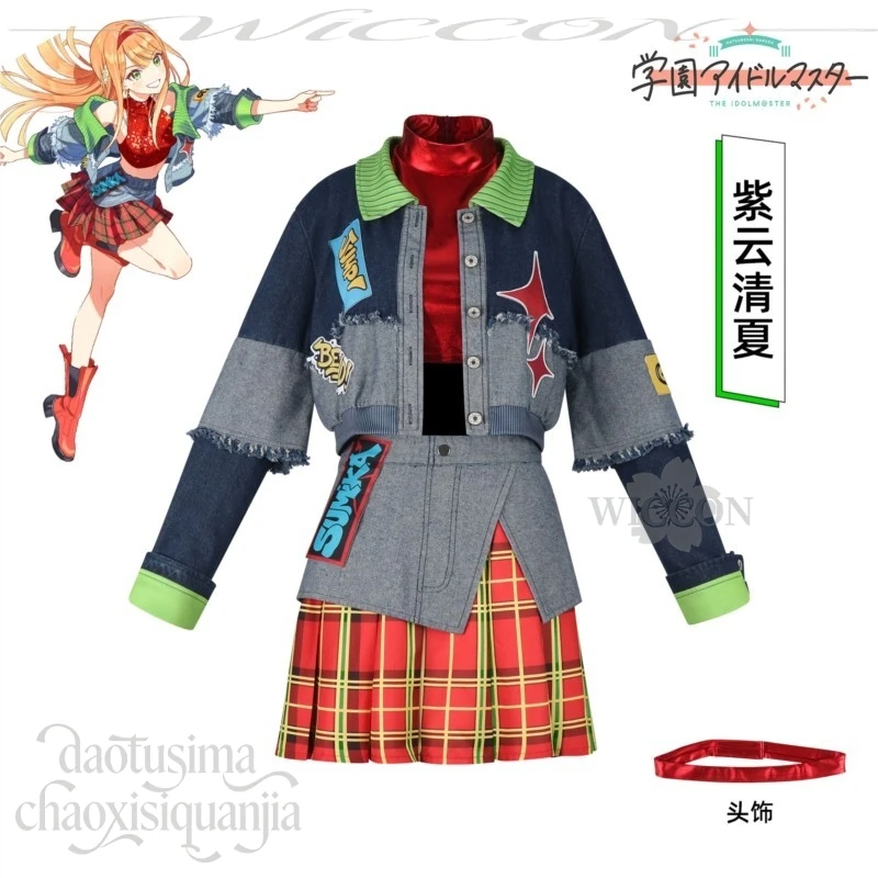 Y2K Jirai Kei Idol Outfit Shiun Sumika Full Costume Gakuen IDOLM@STER Anime Dress Coat Wig Set For Holiday
Y2K Jirai Kei Idol Outfit Shiun Sumika Full Costume Gakuen IDOLM@STER Anime Dress Coat Wig Set For Holiday