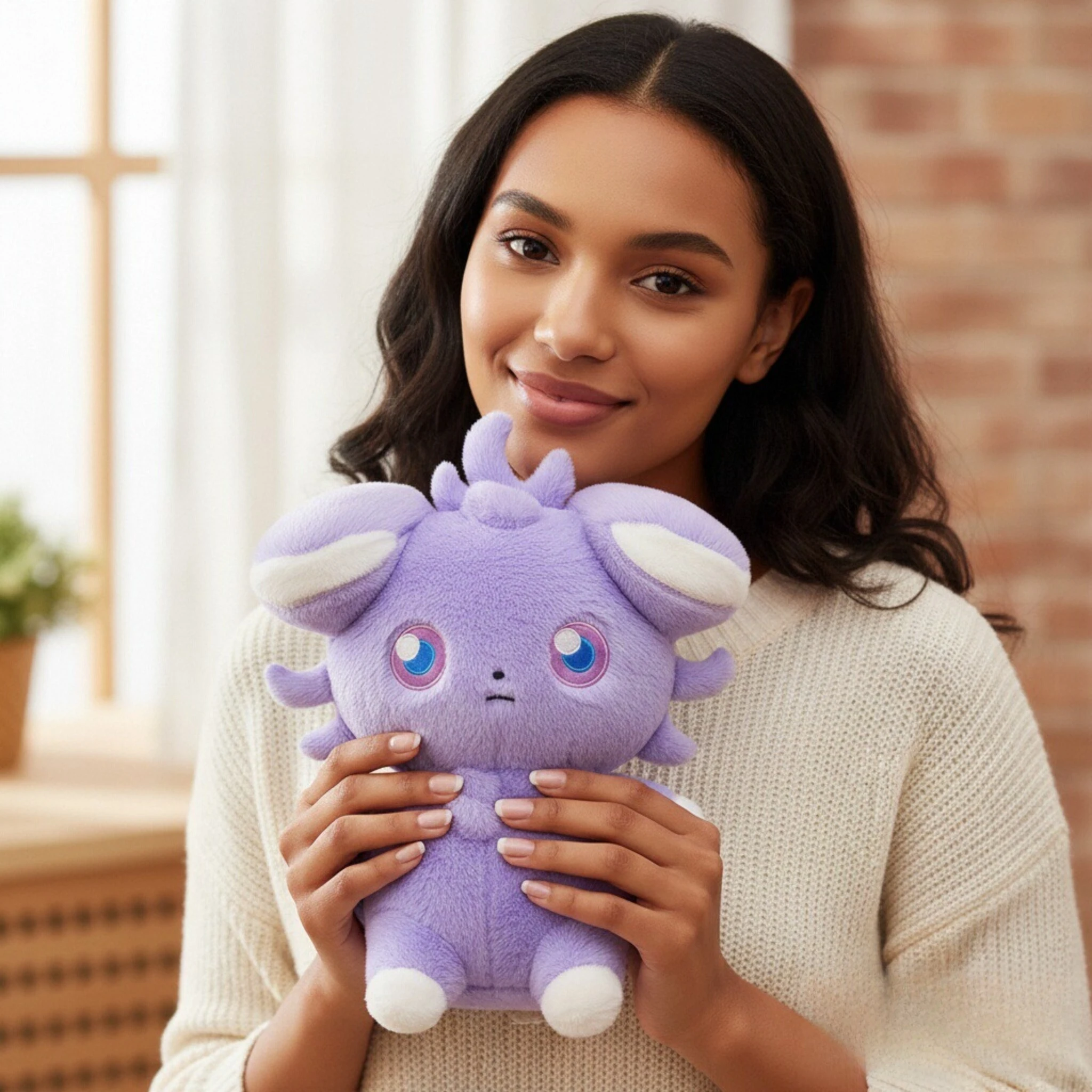 Soft Hug Series Plush Mega Espurr Meowstic Doll Vulpix Gonbe Pillow Toy Large Plushie Stuffed Pillow Gift for Birthday Xmas
Soft Hug Series Plush Mega Espurr Meowstic Doll Vulpix Gonbe Pillow Toy Large Plushie Stuffed Pillow Gift for Birthday Xmas