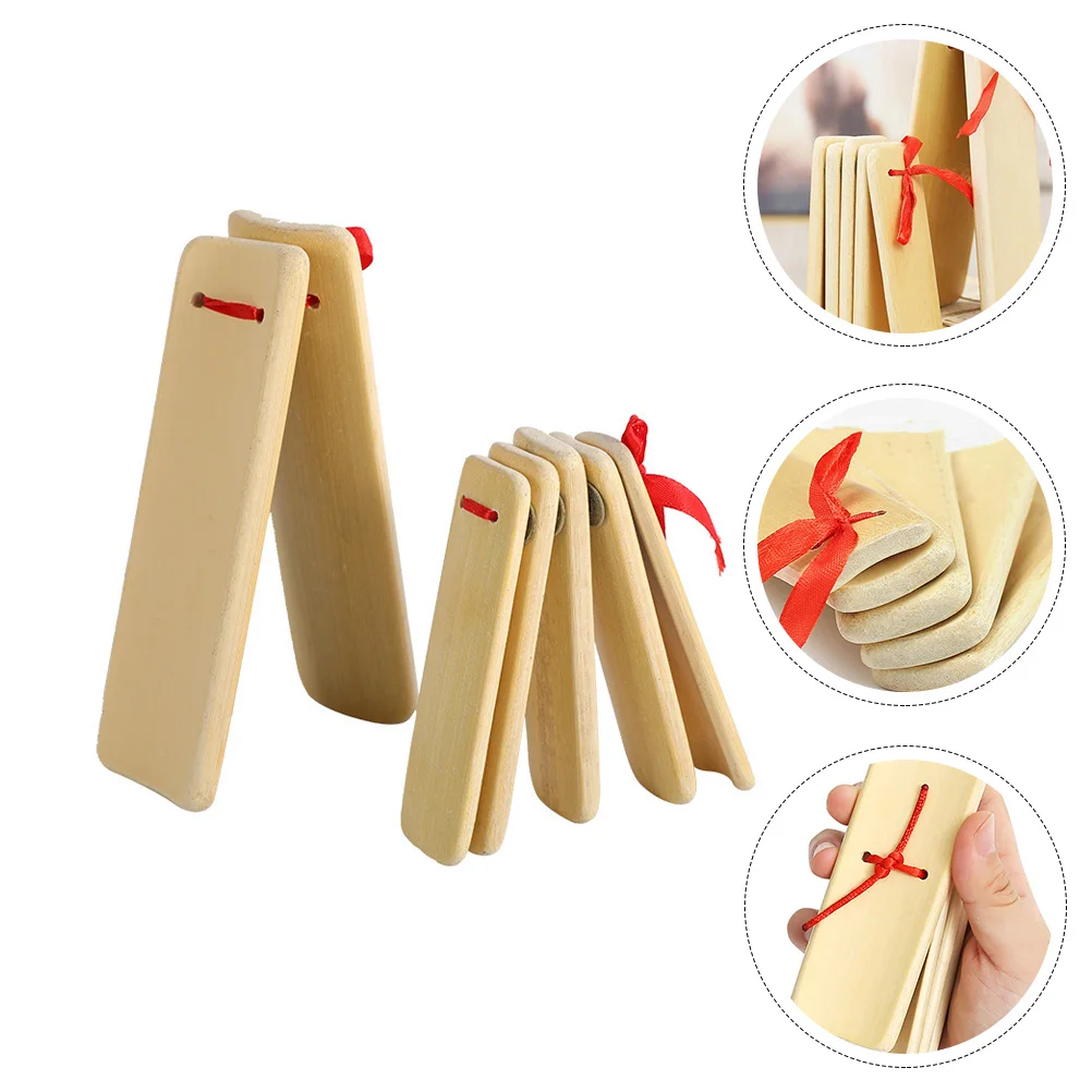 2 pcs Beginner Quick-pick Kids Musical Instruments Durable Hand Percussion Allegro Small Size Lightweight Traditional Clappers
2 pcs Beginner Quick-pick Kids Musical Instruments Durable Hand Percussion Allegro Small Size Lightweight Traditional Clappers