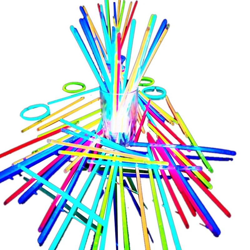 100PCS Fluorescence Light Glow Sticks Bracelets Necklaces Neon For Wedding Party Glow Sticks
100PCS Fluorescence Light Glow Sticks Bracelets Necklaces Neon For Wedding Party Glow Sticks