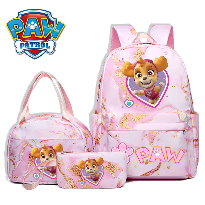 3pcs Paw Patrol Backpack Lunch Bag Pencil Case Set Anime Cartoon Fashion Schoolbag Suit Students New Semester School Supplies
3pcs Paw Patrol Backpack Lunch Bag Pencil Case Set Anime Cartoon Fashion Schoolbag Suit Students New Semester School Supplies
