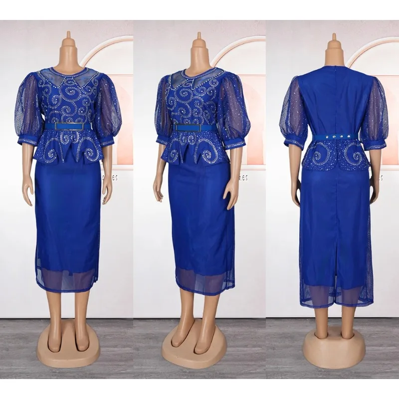 African Dress For Women 2025 Fashion Elegant Puff Sleeve With Diamond Clothing Plus Size Wedding Party Turkey Daily Dressing
African Dress For Women 2025 Fashion Elegant Puff Sleeve With Diamond Clothing Plus Size Wedding Party Turkey Daily Dressing
