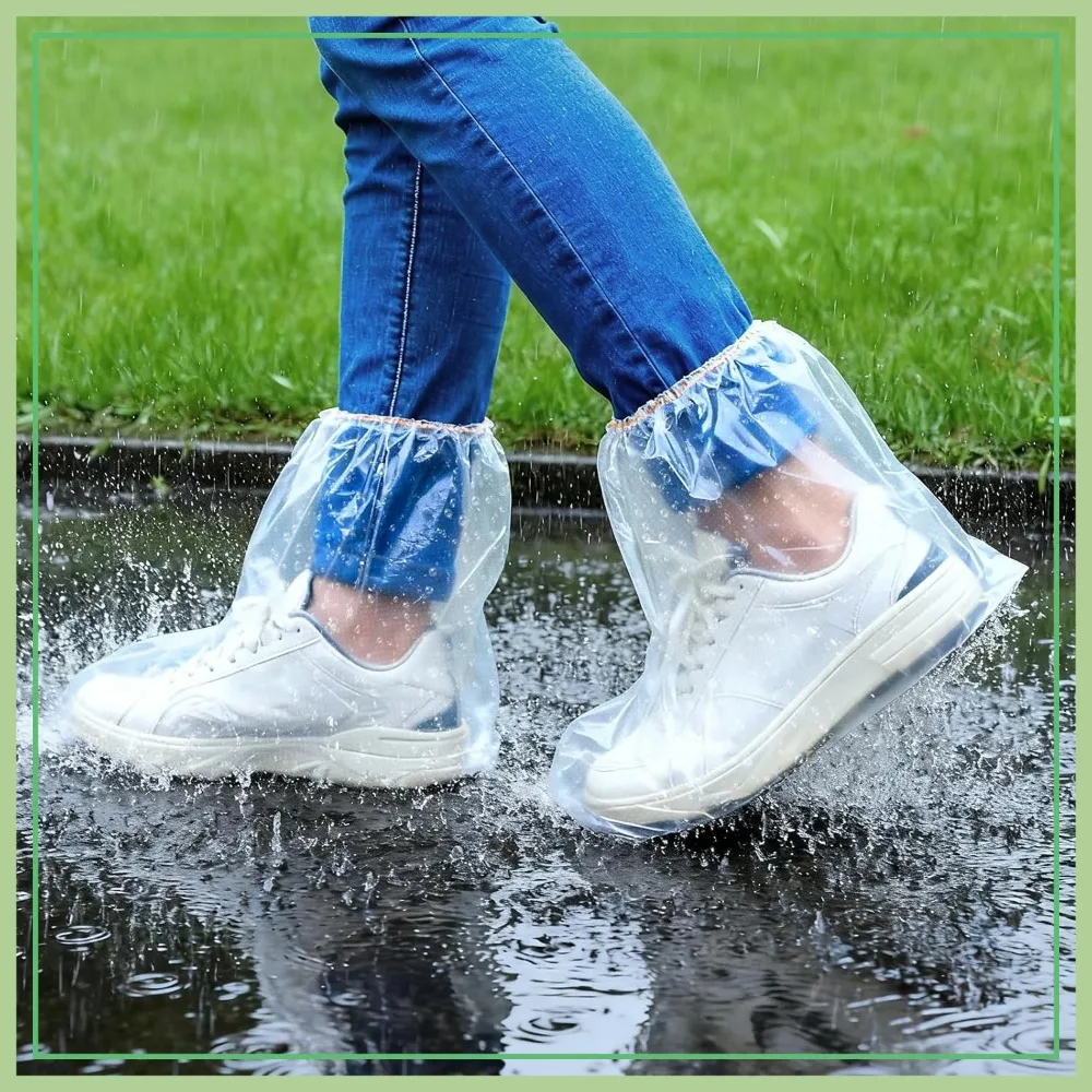 10 Pairs Waterproof Shoe Covers, Non-Slip Soles, Disposable Rain Boots for Wet Weather, Commuting, Dog Walking
10 Pairs Waterproof Shoe Covers, Non-Slip Soles, Disposable Rain Boots for Wet Weather, Commuting, Dog Walking