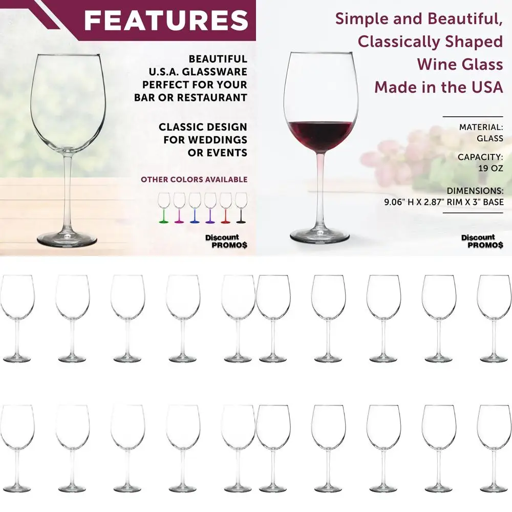 Набор бокалов для белого вина на 19 унций из 10 штук — оптовые свадебные сувениры, персонализированные варианты подарков — прозрачные
Набор бокалов для белого вина на 19 унций из 10 штук — оптовые свадебные сувениры, персонализированные варианты подарков — прозрачные