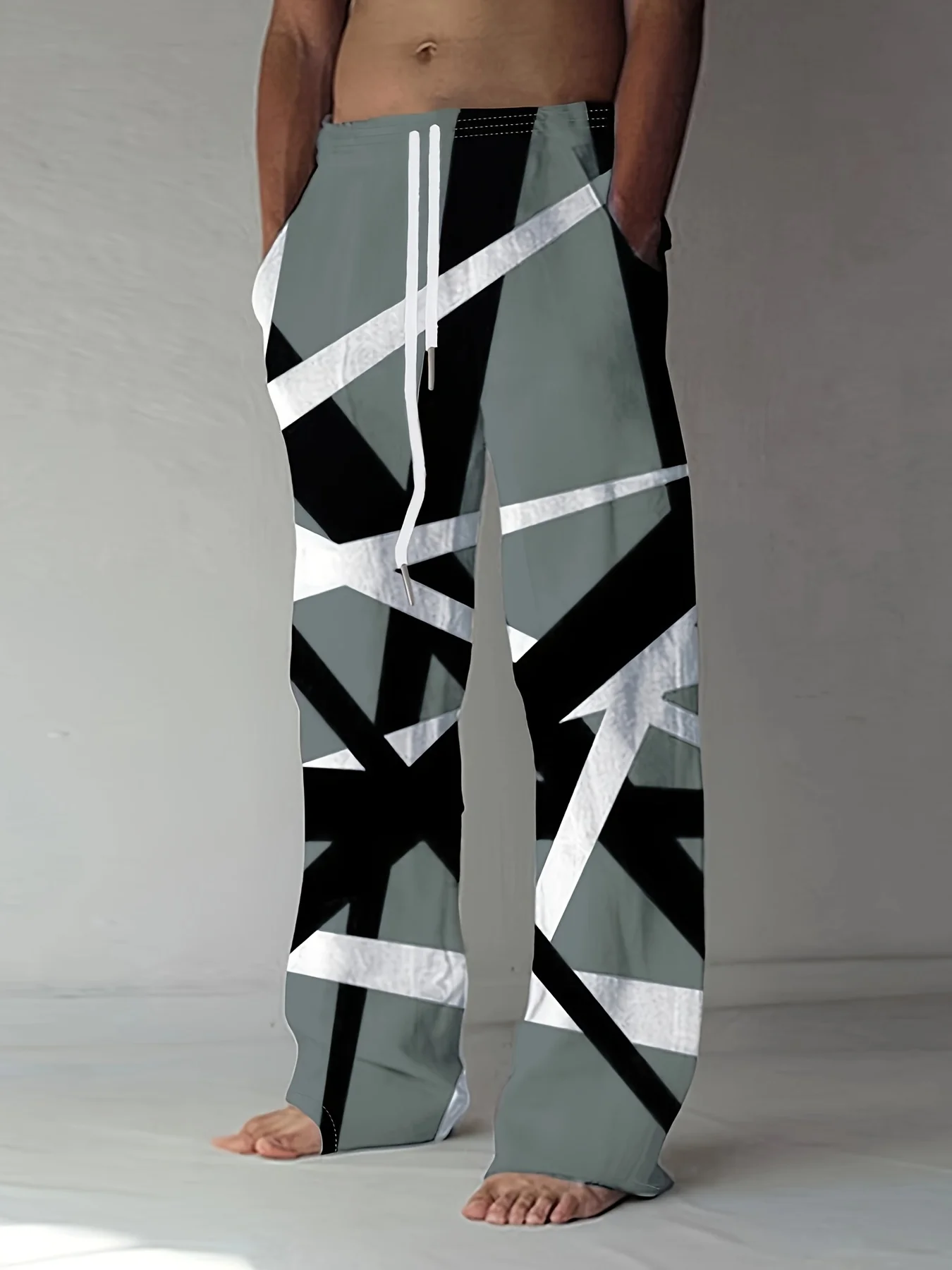 Oversized Casual Pants, Drawstring Wide-legged Pants, European And American Popular Urban Fashion Pants, Spring And Summer Pants
Oversized Casual Pants, Drawstring Wide-legged Pants, European And American Popular Urban Fashion Pants, Spring And Summer Pants