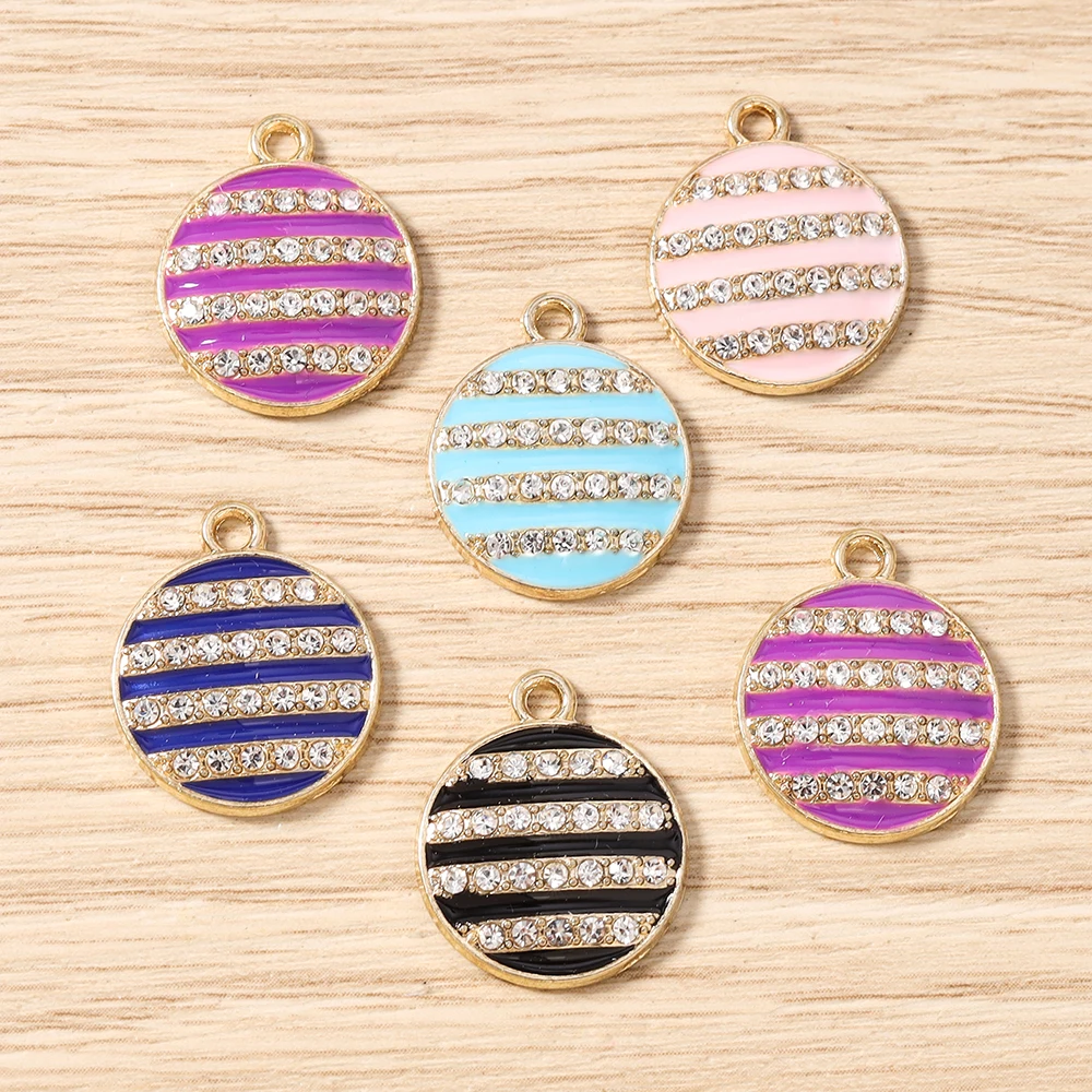 Tusember 10pcs 19*16mm Cute Pendants Rhinestone Crystal Round Charms for Drop Earrings Bracelet Necklace Pendants Jewelry Making
Tusember 10pcs 19*16mm Cute Pendants Rhinestone Crystal Round Charms for Drop Earrings Bracelet Necklace Pendants Jewelry Making