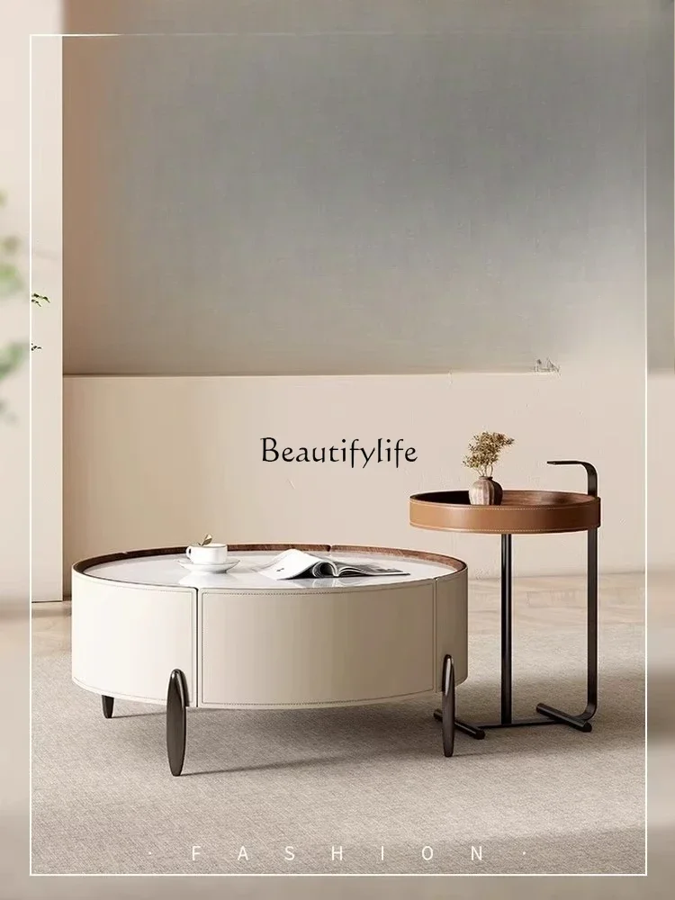 LJYFrench Cream Style Living Room Household Modern Simple Light Luxury High-end Round Medieval Coffee Table
LJYFrench Cream Style Living Room Household Modern Simple Light Luxury High-end Round Medieval Coffee Table