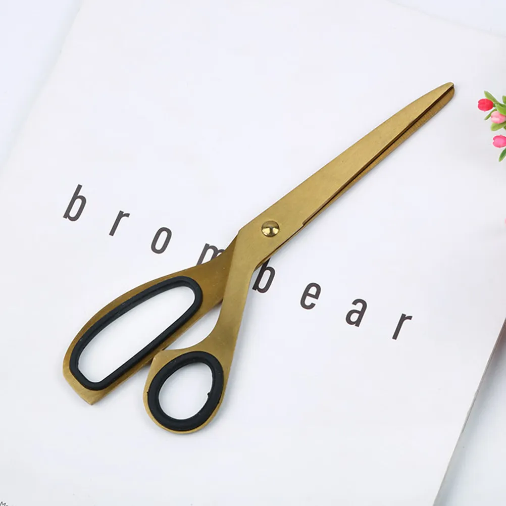 Stainless Steel Scissors Golden Modern Design Comfortable Grip Cutting Tool for Home Office Crafts Fabric Scissors
Stainless Steel Scissors Golden Modern Design Comfortable Grip Cutting Tool for Home Office Crafts Fabric Scissors