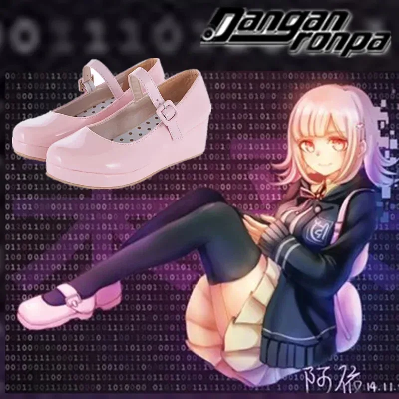 Обувь для косплея в стиле аниме Danganronpa Nanami Chiaki, милые женские туфли на танкетке в стиле Лолиты, женские вечерние туфли-лодочки с круглым носком и пряжкой
Обувь для косплея в стиле аниме Danganronpa Nanami Chiaki, милые женские туфли на танкетке в стиле Лолиты, женские вечерние туфли-лодочки с круглым носком и пряжкой