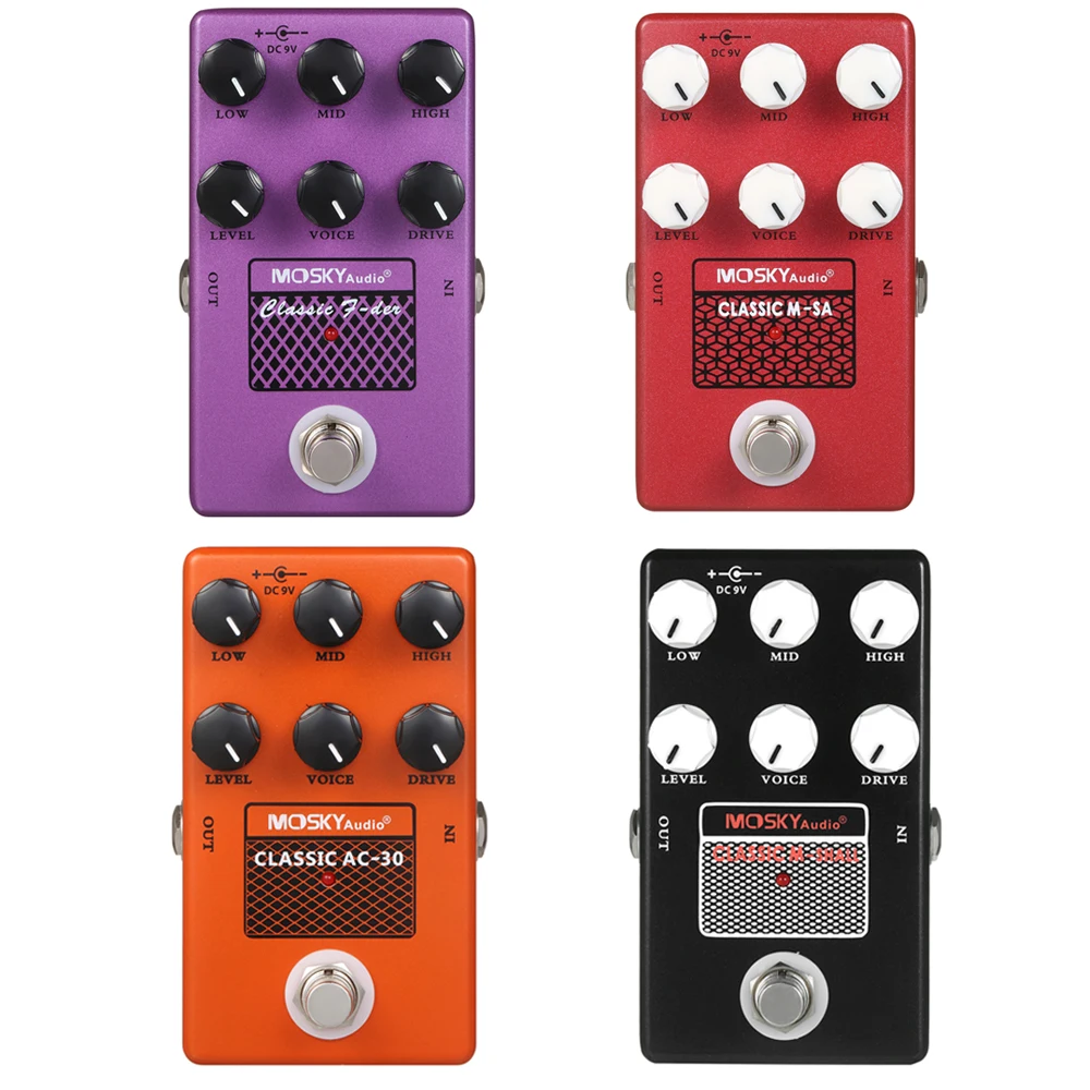 MOSKY CLASSIC M-SA /M-SHALL /F-DER/AC-30/ SPEAKER SIMULATION Guitar Effect Pedal True Bypass Full Metal Shell Guitar Accessories
MOSKY CLASSIC M-SA /M-SHALL /F-DER/AC-30/ SPEAKER SIMULATION Guitar Effect Pedal True Bypass Full Metal Shell Guitar Accessories