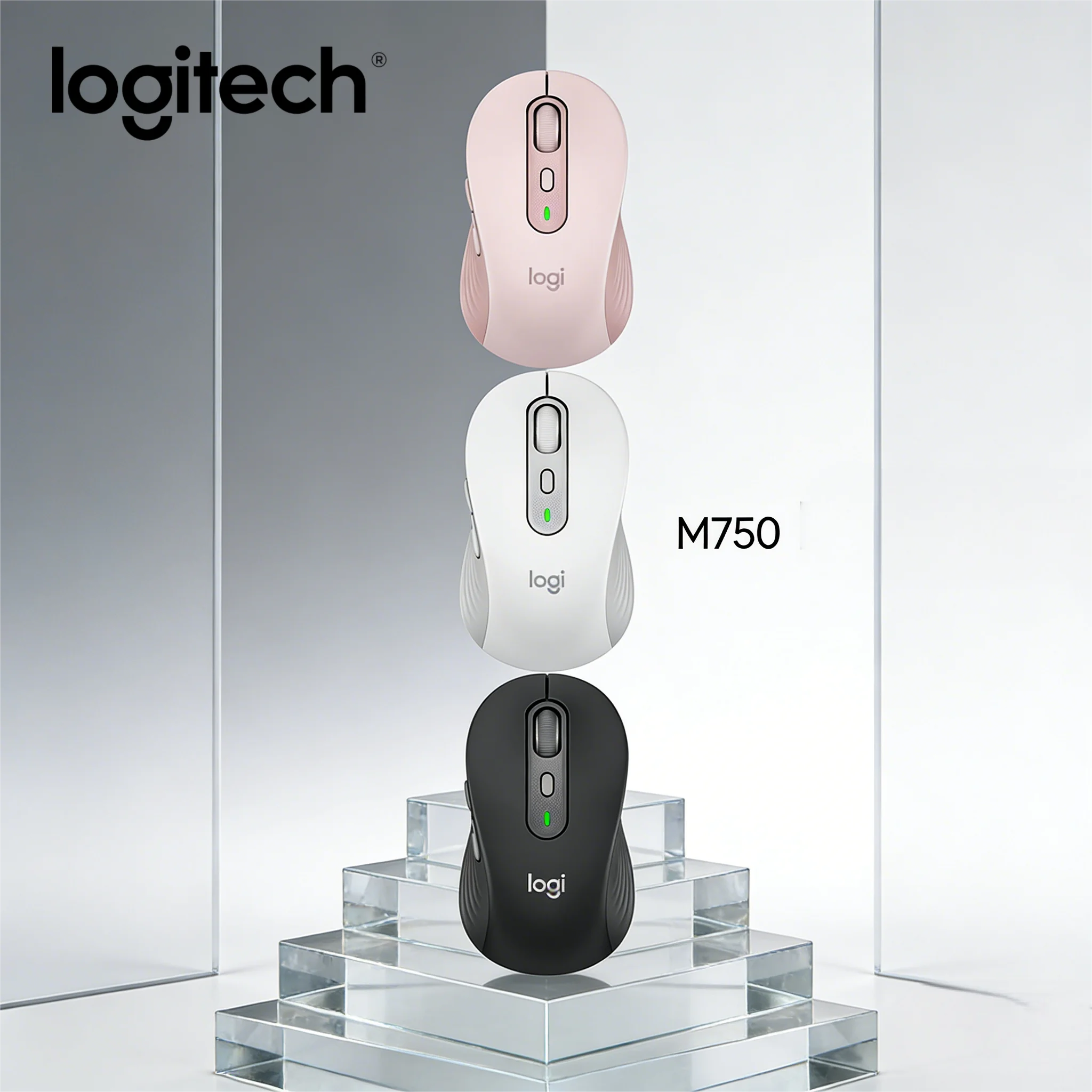 Двухрежимная деловая мышь Logitech M750, беспроводная бесшумная Bluetooth-синхронизация через плечо для офиса
Двухрежимная деловая мышь Logitech M750, беспроводная бесшумная Bluetooth-синхронизация через плечо для офиса