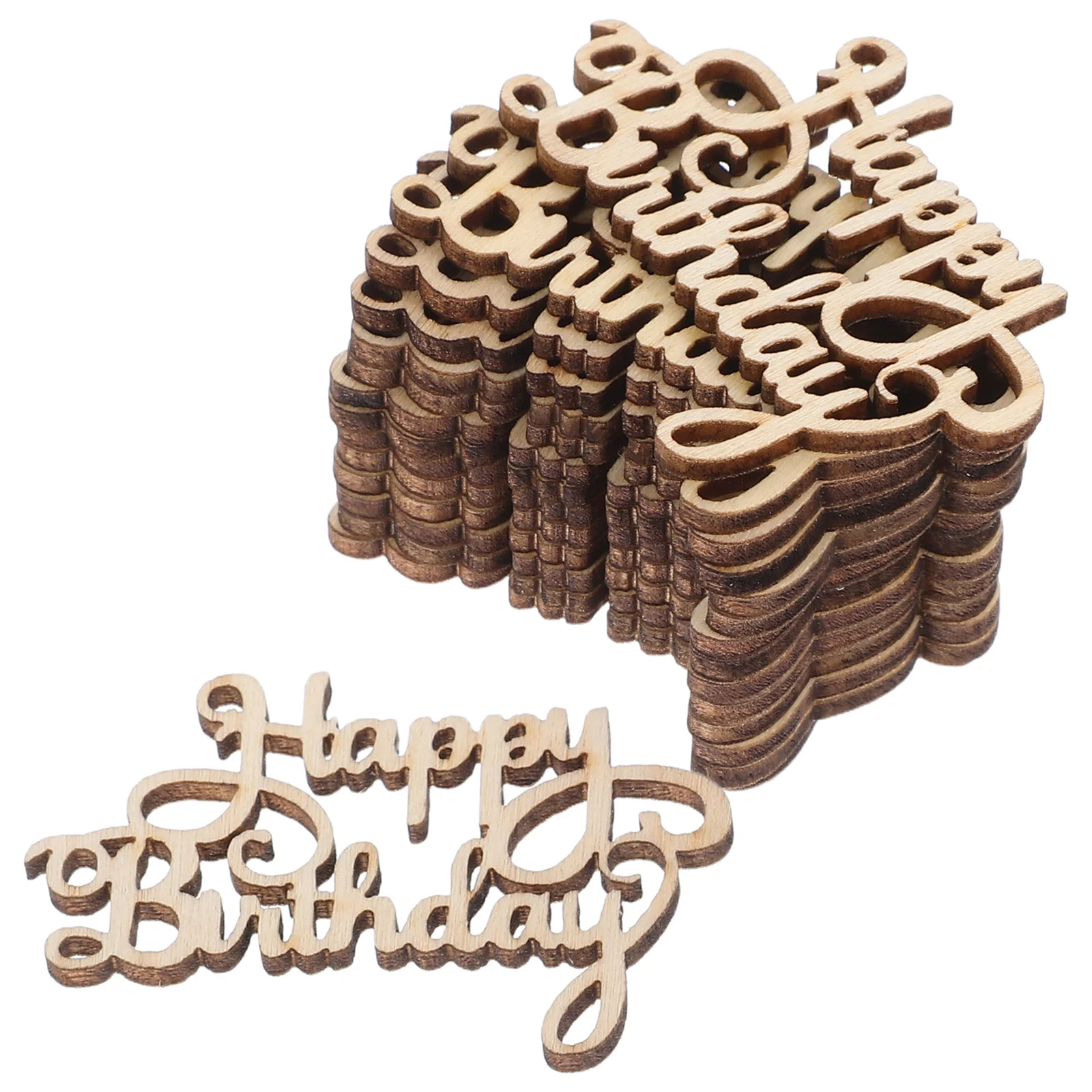 15 Pcs Wooden Birthday Decor Happy Dining Room Table Party Prop Home Hollow Design Creative Craft Festive Holiday Wood Piece
15 Pcs Wooden Birthday Decor Happy Dining Room Table Party Prop Home Hollow Design Creative Craft Festive Holiday Wood Piece
