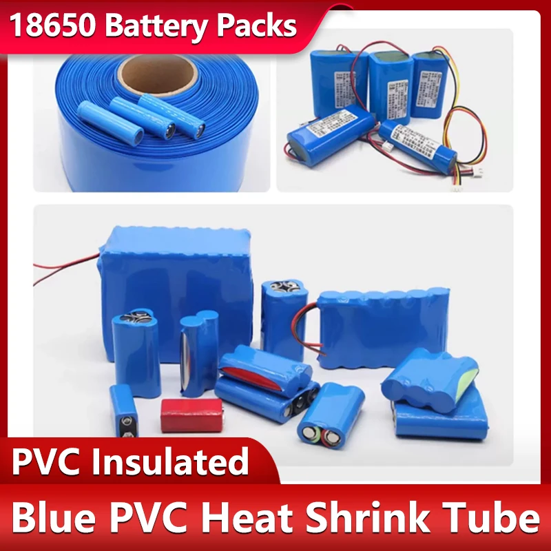 1/3/5M Blue PVC Heat Shrink Tube 70mm~220mm Insulated Lithium Battery Wrap 18650 Battery Packs PVC Shrinkable Cable Protection
1/3/5M Blue PVC Heat Shrink Tube 70mm~220mm Insulated Lithium Battery Wrap 18650 Battery Packs PVC Shrinkable Cable Protection