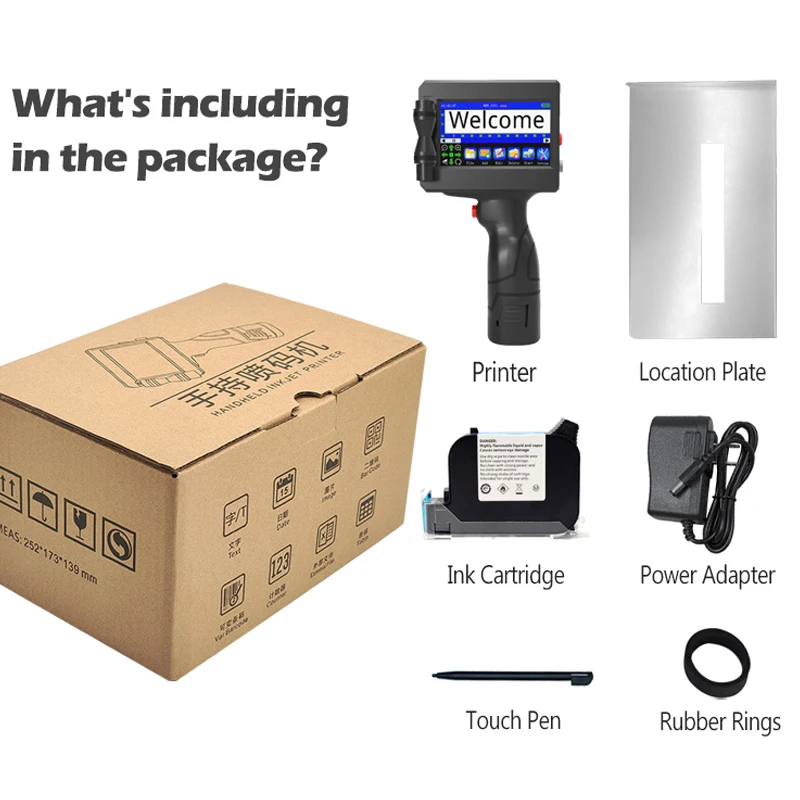 CHIKY ZK1691 12.7Mm Fast Dry Smart Portable Barcode Expiry Date Thermal Hand Jet Printer Handheld Inkjet
CHIKY ZK1691 12.7Mm Fast Dry Smart Portable Barcode Expiry Date Thermal Hand Jet Printer Handheld Inkjet