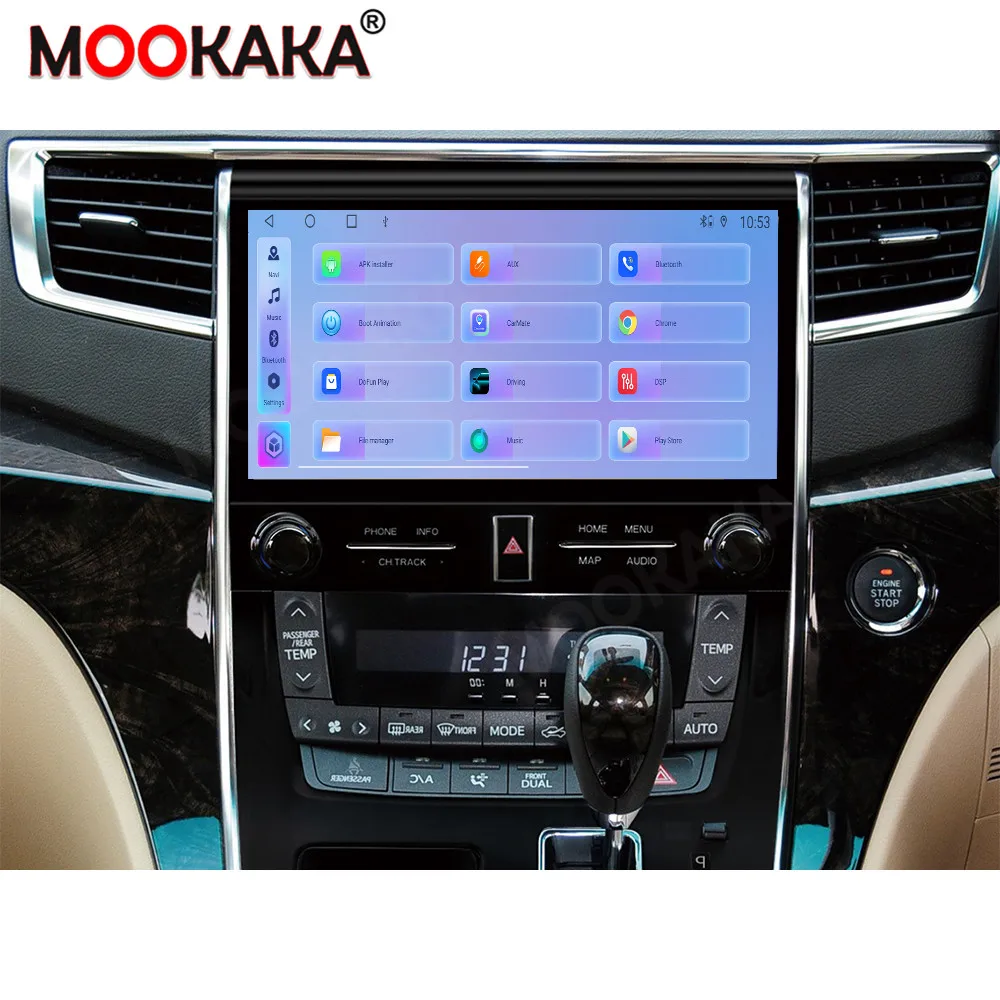 11.5 Inch Screen Car Radio For Toyota Alphard 2008-2012 Android Auto GPS Navigation Multimedia Video Stereo Receiver Head Unit
11.5 Inch Screen Car Radio For Toyota Alphard 2008-2012 Android Auto GPS Navigation Multimedia Video Stereo Receiver Head Unit