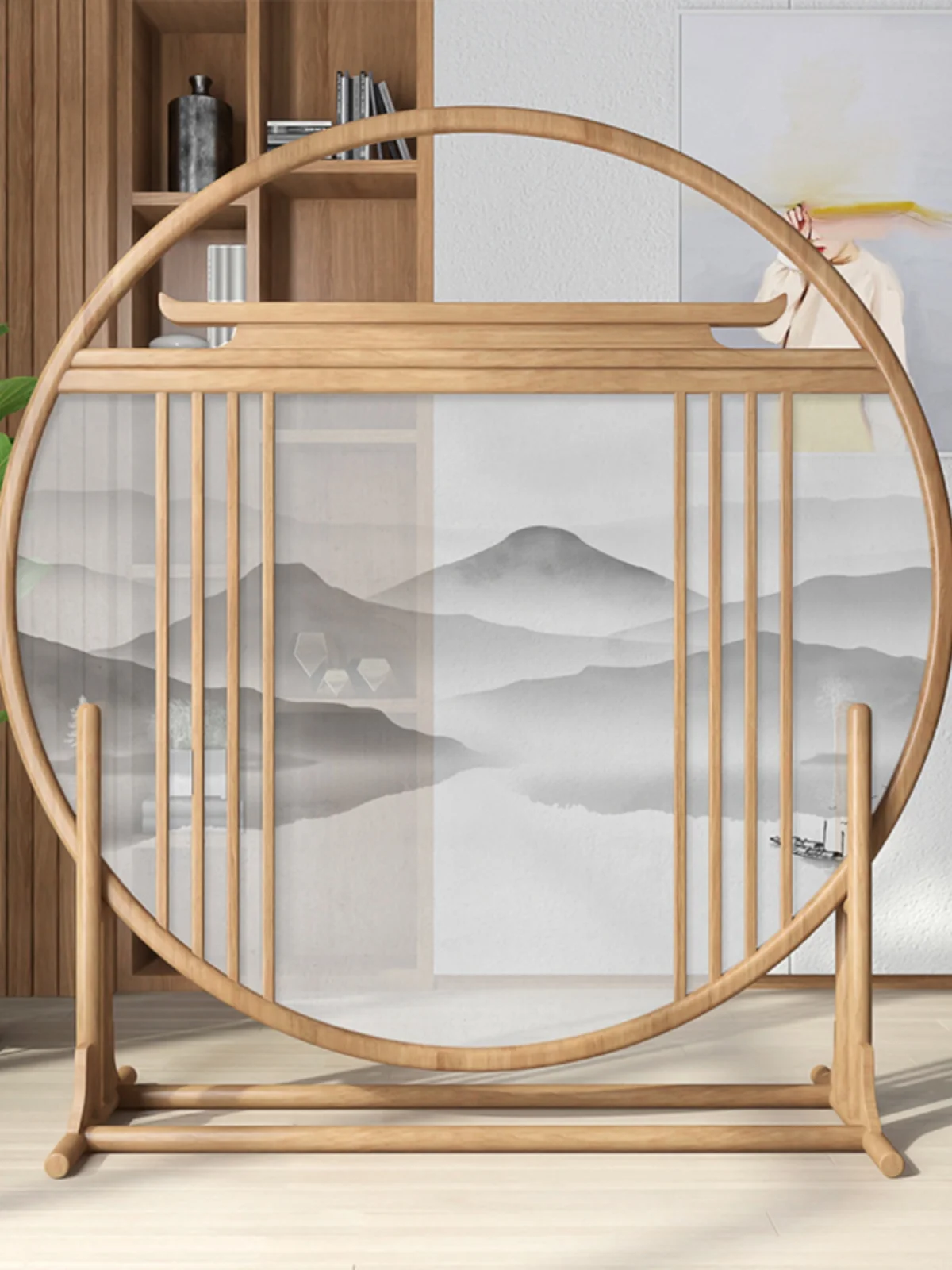 Screen partition, Chinese style living room, bedroom block, home entrance hall, simple modern solid wood movable seat screen
Screen partition, Chinese style living room, bedroom block, home entrance hall, simple modern solid wood movable seat screen