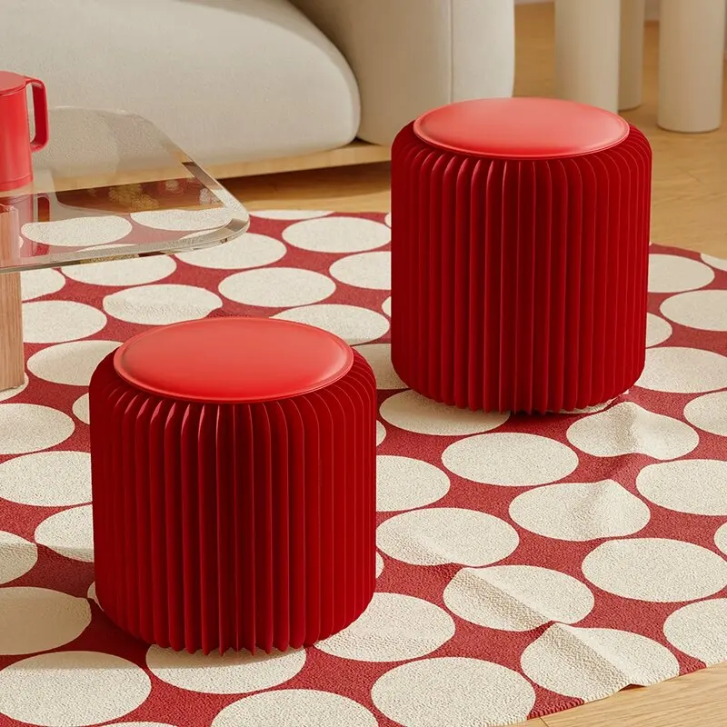 52/44cm height folding stool paper Footrest fashion home furniture vanity chair red brown stools for Living Room Supply
52/44cm height folding stool paper Footrest fashion home furniture vanity chair red brown stools for Living Room Supply
