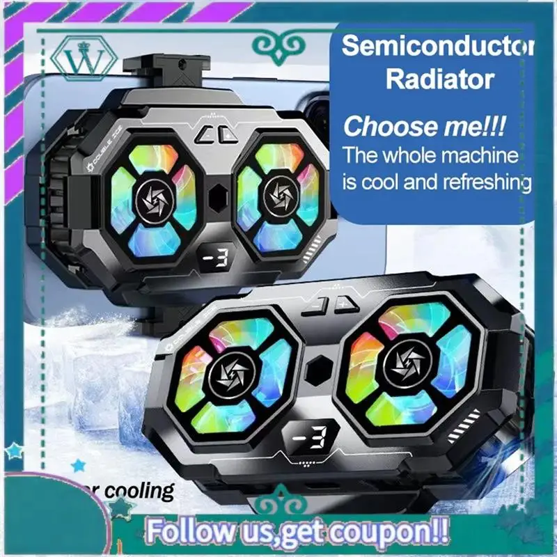 A75Q-SL-22 Universal Dual-Core Radiator Semiconductor Icing Cooling Sound Digital Display Mobile Phone Cooling Radiator
A75Q-SL-22 Universal Dual-Core Radiator Semiconductor Icing Cooling Sound Digital Display Mobile Phone Cooling Radiator
