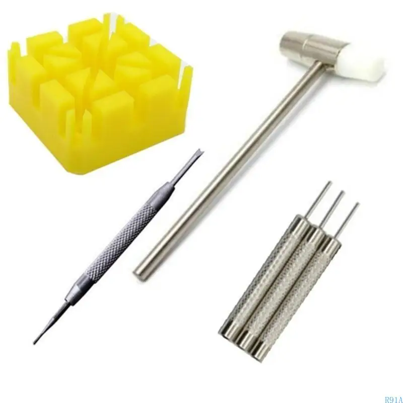 R91A 6pcs SmartWatch Reftatch Link Link Tool с молотком и Pins Watch Holder Tools для ремонта для ремонта часов
R91A 6pcs SmartWatch Reftatch Link Link Tool с молотком и Pins Watch Holder Tools для ремонта для ремонта часов