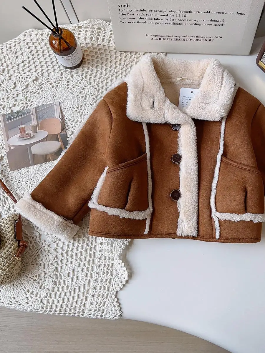 Girls' Casual One-Piece Jaet Fce Lined Thi Warm Top Trendy Korean Sle Long Sve Hooded Cotton Padded Coat
Girls' Casual One-Piece Jaet Fce Lined Thi Warm Top Trendy Korean Sle Long Sve Hooded Cotton Padded Coat