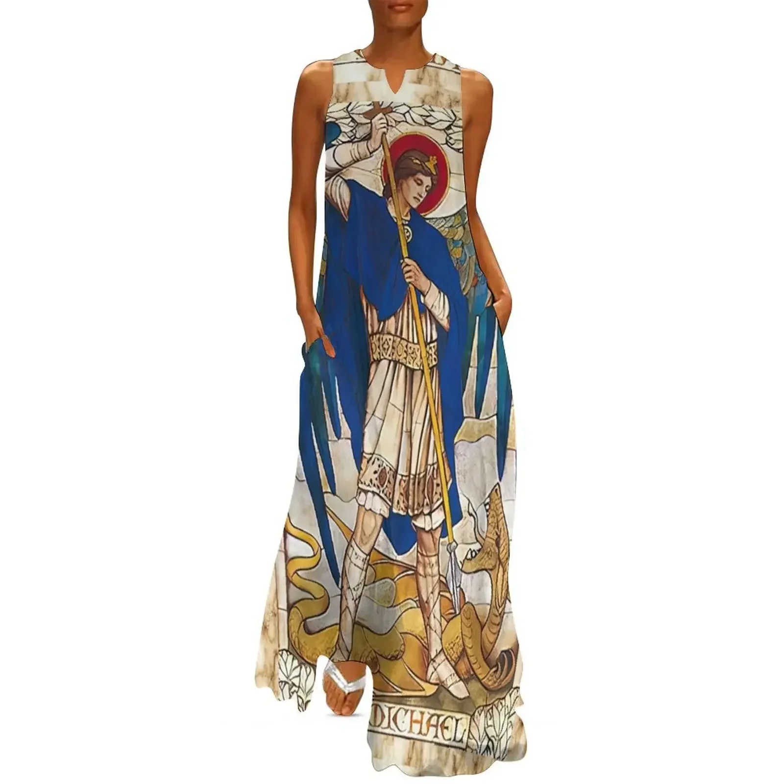 St MIchael the Archangel Angel Saint Long Dress summer dress for women 2025 Women's summer dresses Elegant gowns Dress
St MIchael the Archangel Angel Saint Long Dress summer dress for women 2025 Women's summer dresses Elegant gowns Dress