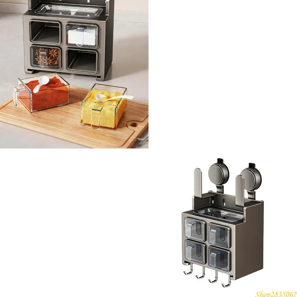 Versatile Storage Rack Wall Mounted Kitchen Suction Cup Shelf Seasoning Utensils Cleaning Tool 831F
Versatile Storage Rack Wall Mounted Kitchen Suction Cup Shelf Seasoning Utensils Cleaning Tool 831F