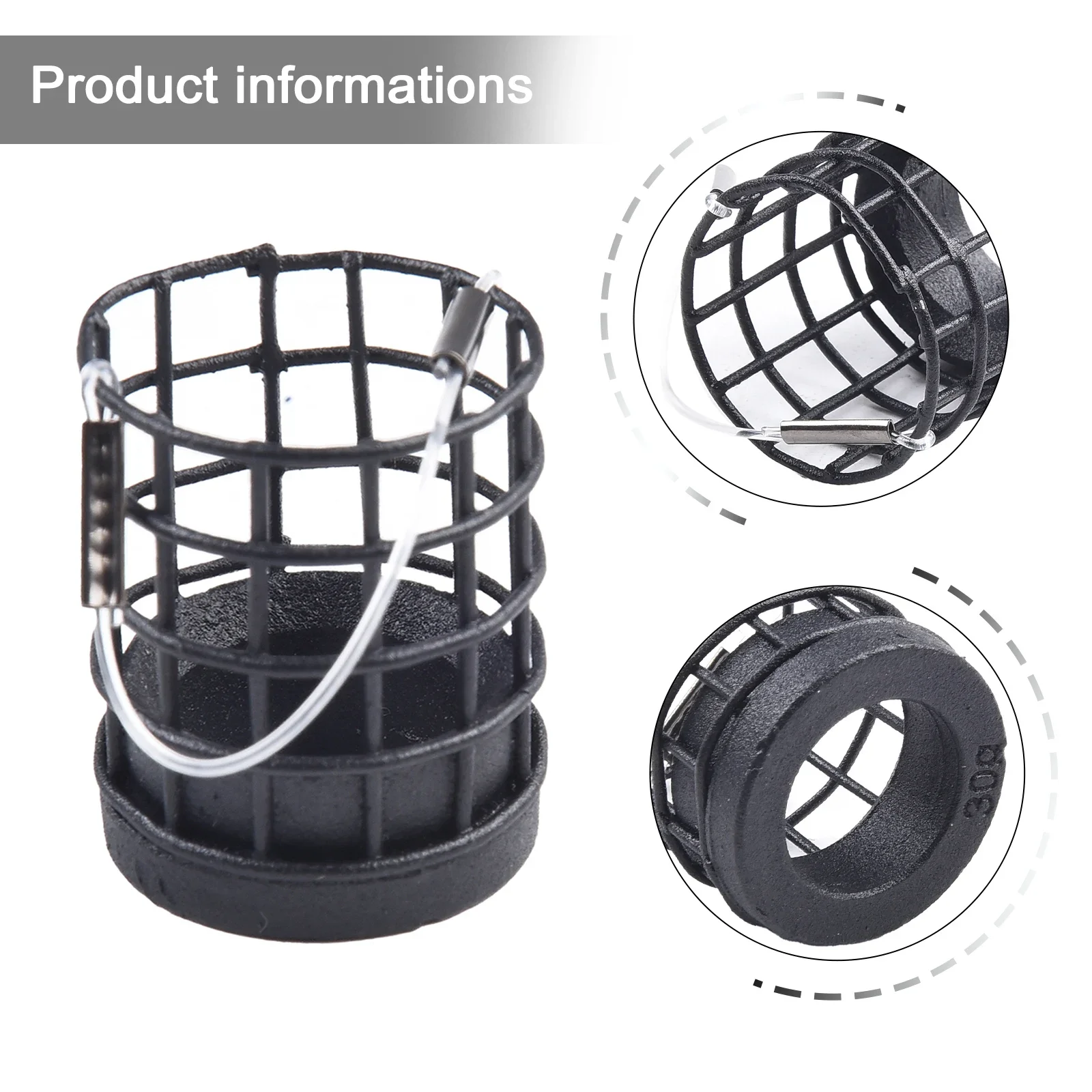 Fishing Metal Bait Cage Feeder Bait Cage Hollow Stainless Steel Coated Fishing Bait Feeding And Nesting Device
Fishing Metal Bait Cage Feeder Bait Cage Hollow Stainless Steel Coated Fishing Bait Feeding And Nesting Device