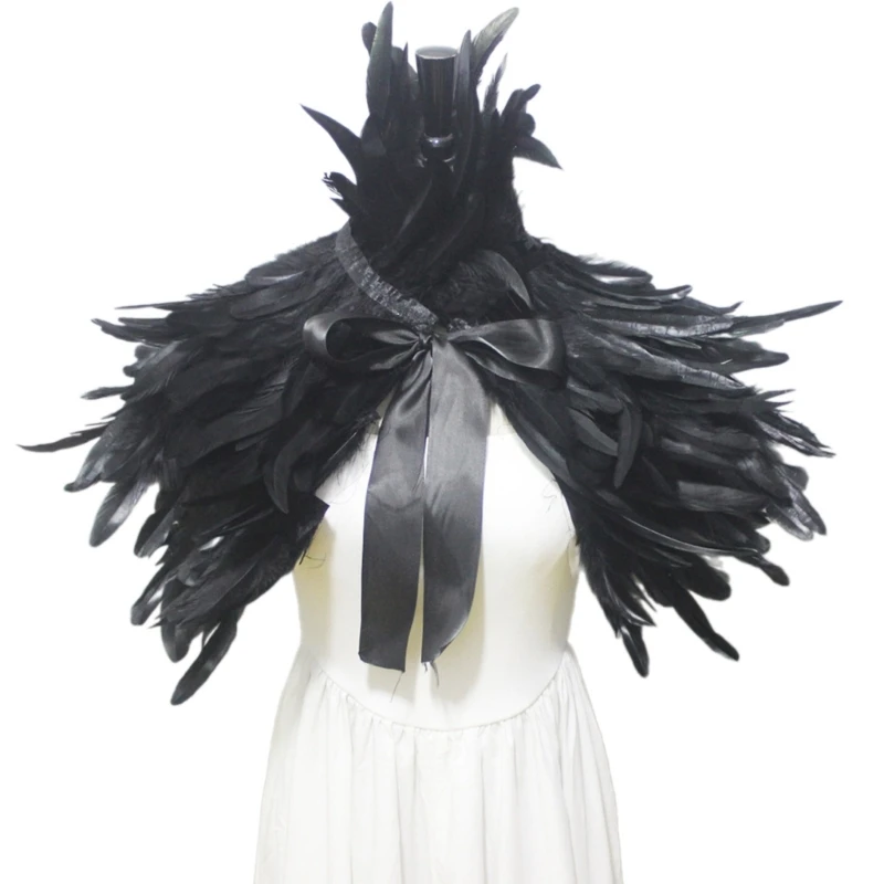 Victorians Shrug Shawl Shoulder Wrap Capelet Collar Gothic Halloween Cosplay Party Adjusted Tie Belt for Women
Victorians Shrug Shawl Shoulder Wrap Capelet Collar Gothic Halloween Cosplay Party Adjusted Tie Belt for Women