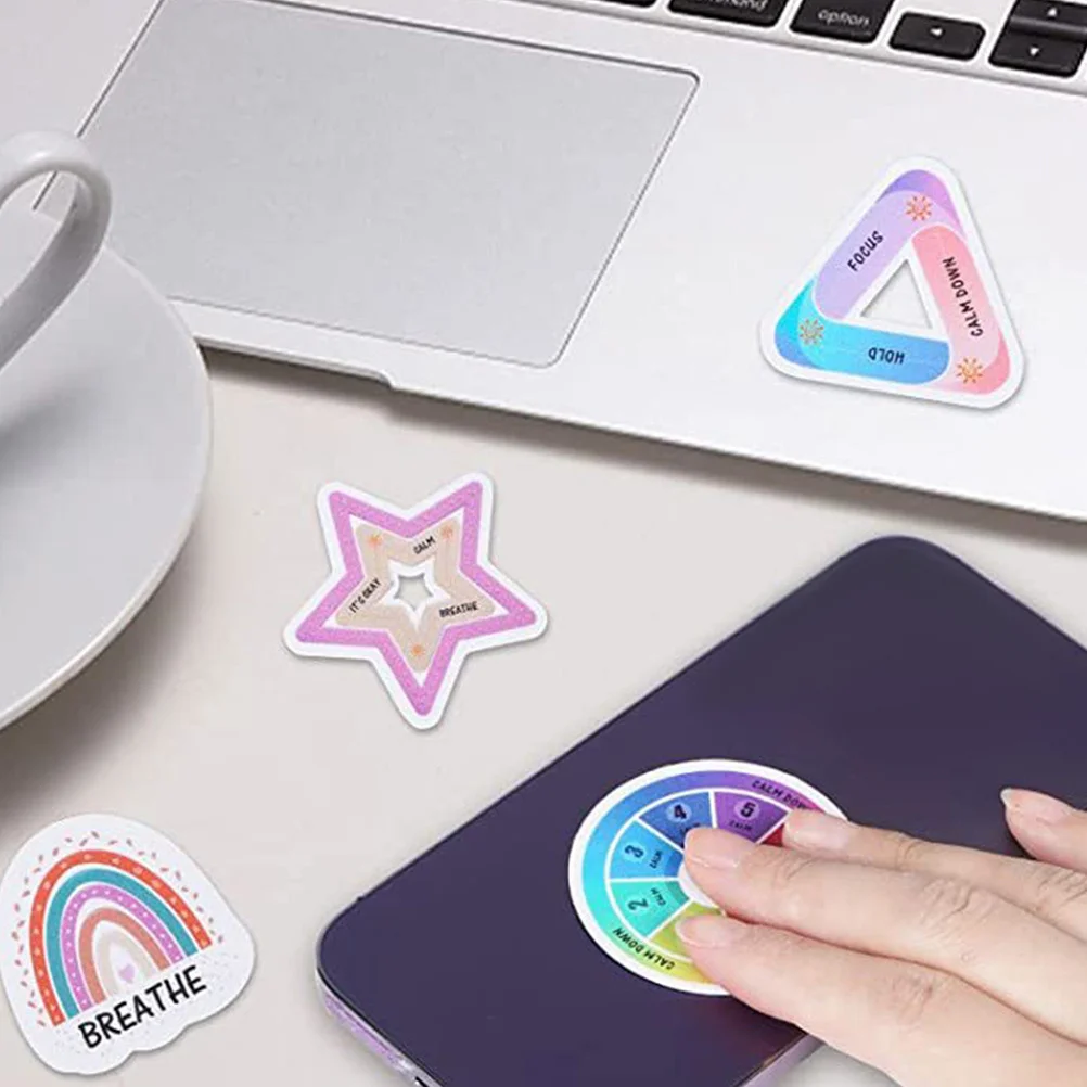 6pcs Sensory For Desk Textured Calm Stickers Decompression Tool Stress Relief Colored Plastic Adhesive Stickers
6pcs Sensory For Desk Textured Calm Stickers Decompression Tool Stress Relief Colored Plastic Adhesive Stickers