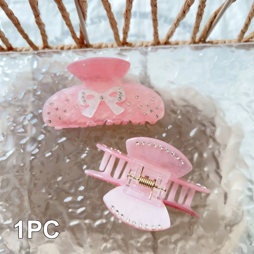 New Acrylic Hair Claw Clips Medium Bow Strong Hold Claw Clips Cute Non-slip Hair Clips for Women
New Acrylic Hair Claw Clips Medium Bow Strong Hold Claw Clips Cute Non-slip Hair Clips for Women