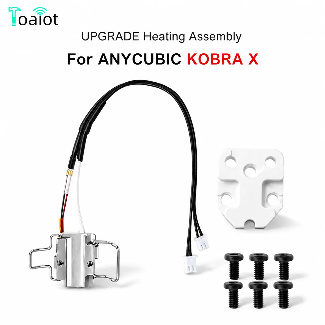 For Anycubic Kobra X Hotend Heating Assembly Sensitive Thermistor And Precision Control With Ceramic Base For KBX 3D Printer
For Anycubic Kobra X Hotend Heating Assembly Sensitive Thermistor And Precision Control With Ceramic Base For KBX 3D Printer