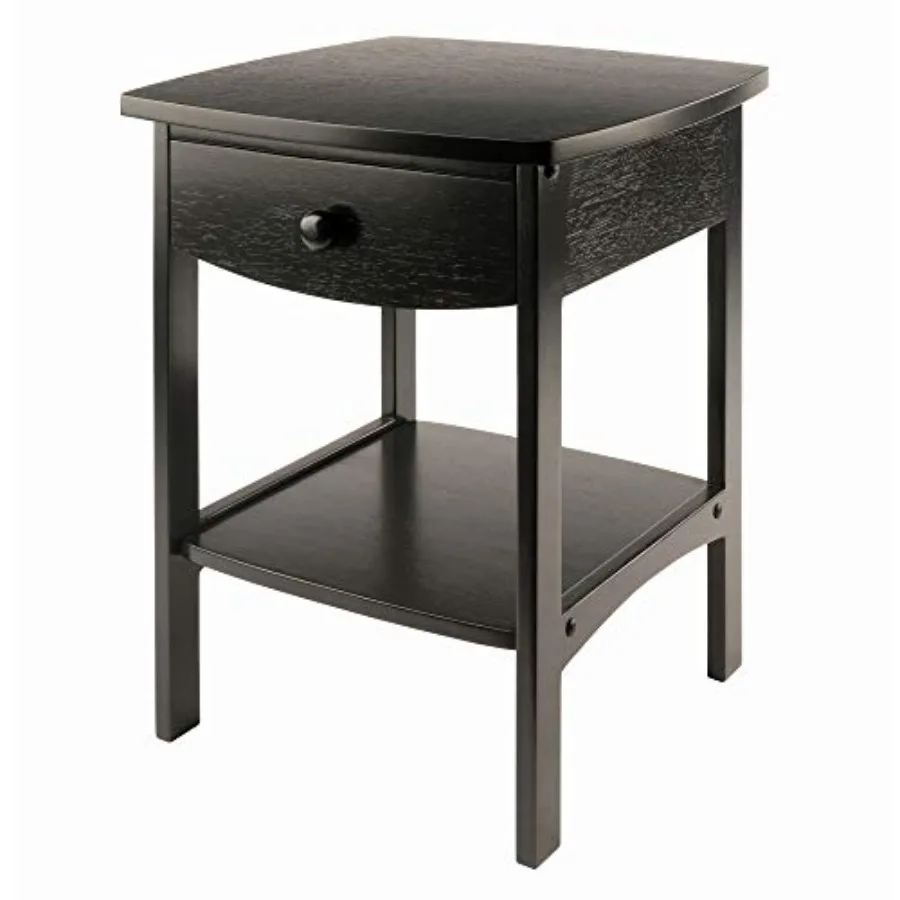 Wood Claire Accent Table for living room, black wood, sleek modern design with smooth finish and compact footprint
Wood Claire Accent Table for living room, black wood, sleek modern design with smooth finish and compact footprint