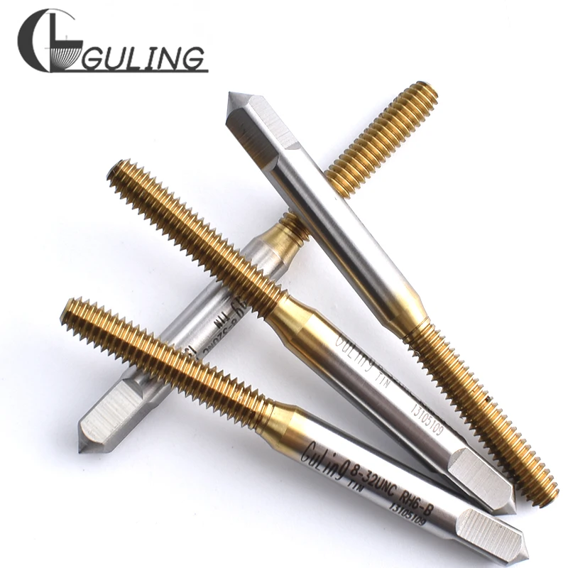 10PCS HSSE With Tin Forming Tap UNC 2-56 3-48 4-40 5-40 6-32 8-32 10-24 12-24 1/4 5/16 3/8 7/16 1/2 Machine Screw Thread Taps
10PCS HSSE With Tin Forming Tap UNC 2-56 3-48 4-40 5-40 6-32 8-32 10-24 12-24 1/4 5/16 3/8 7/16 1/2 Machine Screw Thread Taps