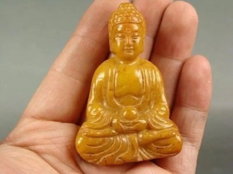 CHINA YELLOW JADE HANDWORK CARVE BUDDHA STATUE STATUES
CHINA YELLOW JADE HANDWORK CARVE BUDDHA STATUE STATUES