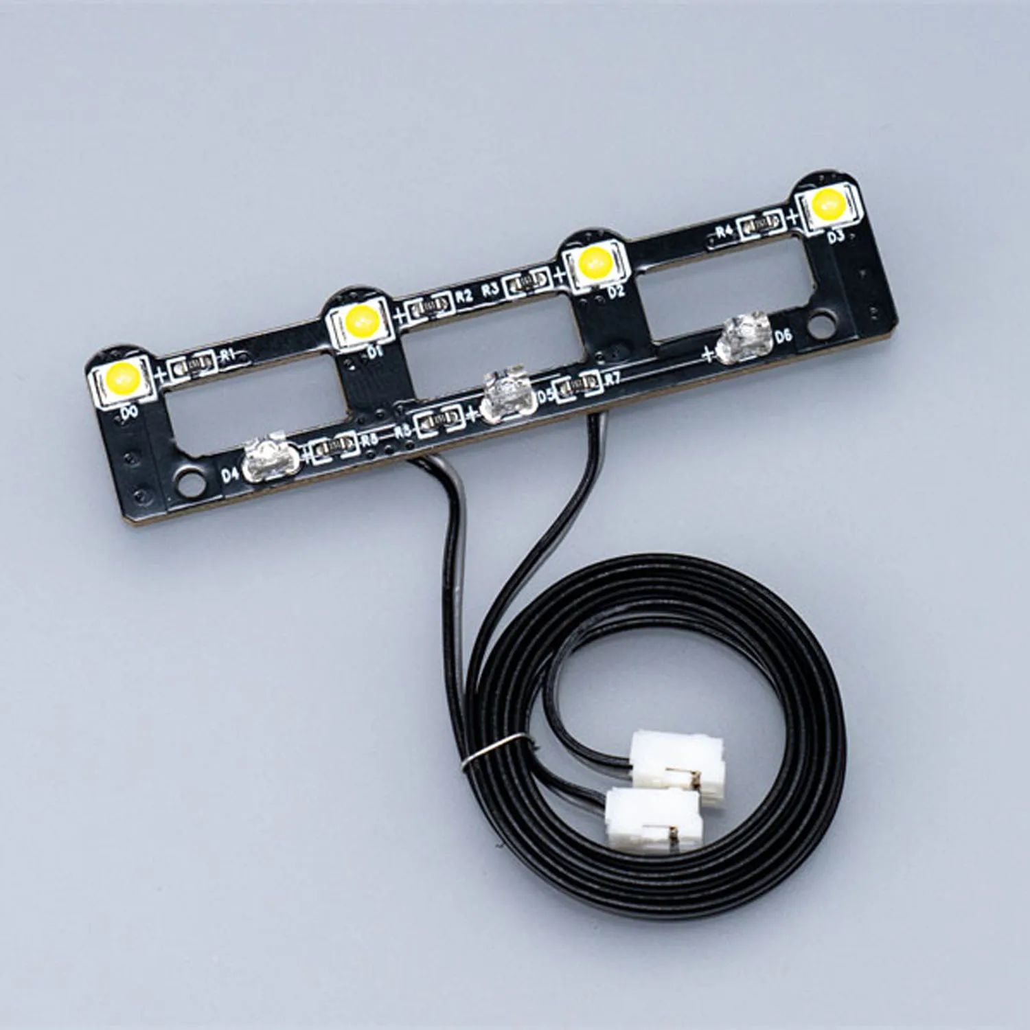 Plastic Front Spotlight 5V LED Board Lamp Bar for DIY TAMIYAYA 1:14 RC Tractor Truck 770S 56368 56371 Lorry Vehicle Parts
Plastic Front Spotlight 5V LED Board Lamp Bar for DIY TAMIYAYA 1:14 RC Tractor Truck 770S 56368 56371 Lorry Vehicle Parts