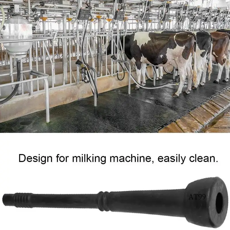 TA-Milking Machine Liner, 4 Pieces Of 12.5, 2.3 Inch Black Long Rubber Soft And Durable Rubber Inflatable Parts For Simple Insta
TA-Milking Machine Liner, 4 Pieces Of 12.5, 2.3 Inch Black Long Rubber Soft And Durable Rubber Inflatable Parts For Simple Insta