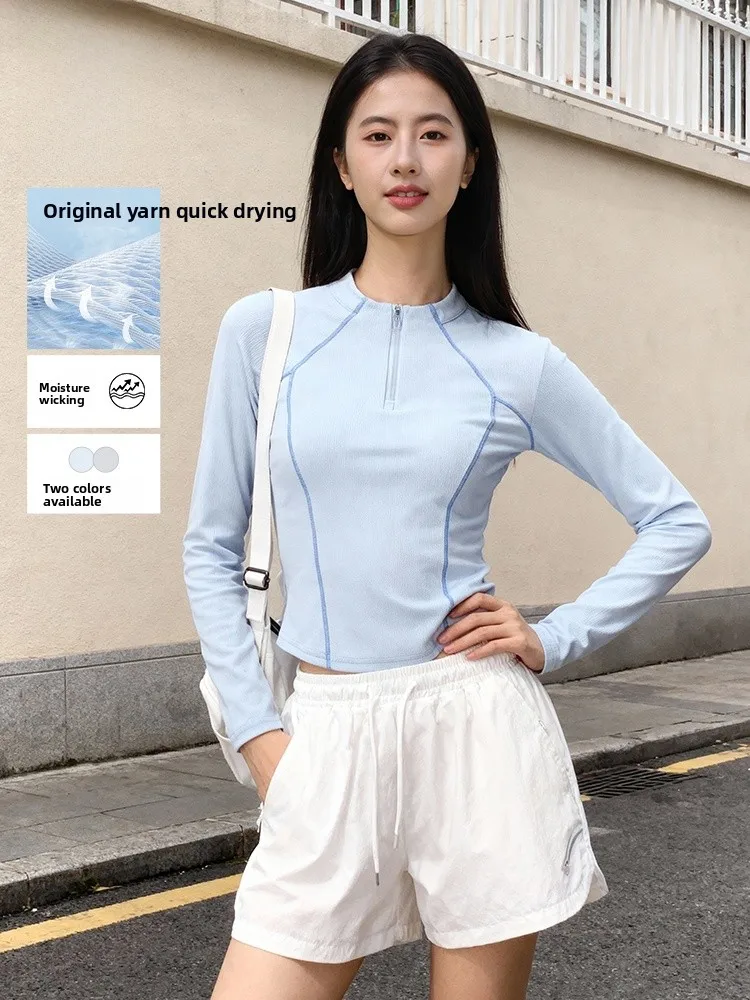 Jeanswest Qui Dry Long Sve T-irt Women's Fitn Spor Sle Slim Fit Casual Wear Polyester Fiber Spring Autumn
Jeanswest Qui Dry Long Sve T-irt Women's Fitn Spor Sle Slim Fit Casual Wear Polyester Fiber Spring Autumn